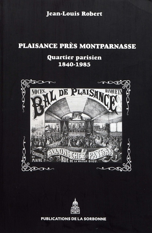 Couverture ebook de Plaisance près Montparnasse, de Jean-Louis Robert