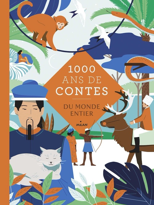 Couverture ebook de Mille ans de contes du monde entier, de Julie Guillem