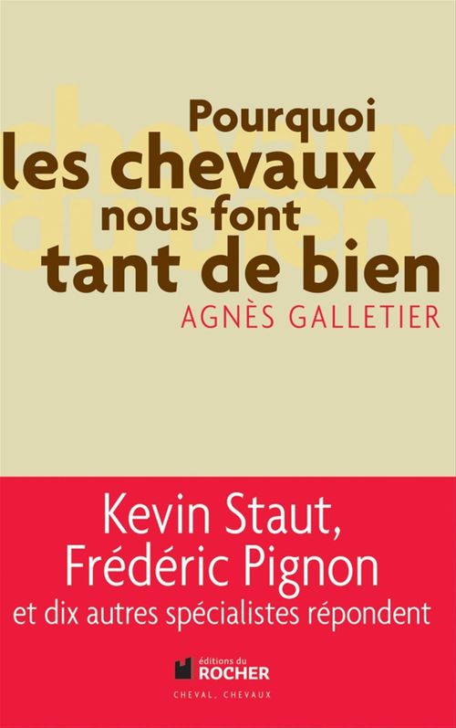 Couverture ebook de Pourquoi les chevaux nous font tant de bien, de Agnès Galletier