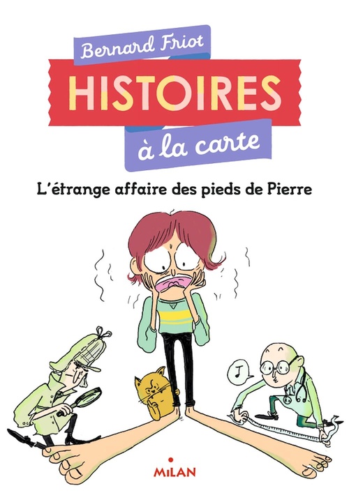 ebook cover of L'étrange affaire des pieds de Pierre, by Bernard Friot
