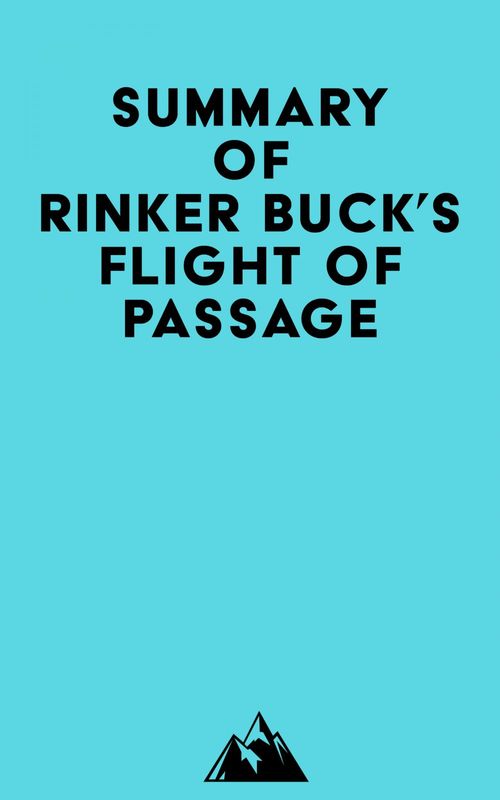 Couverture ebook de Summary of Rinker Buck's Flight of Passage, de Everest Media