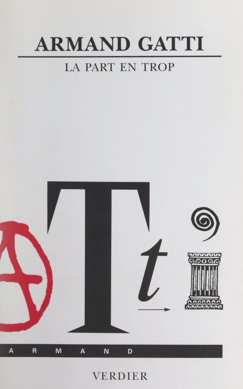 Couverture ebook de La part en trop, de Armand Gatti