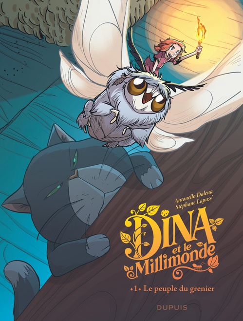 ebook cover of Dina et le millimonde - Tome 1 - Le peuple du grenier, by Lapuss'