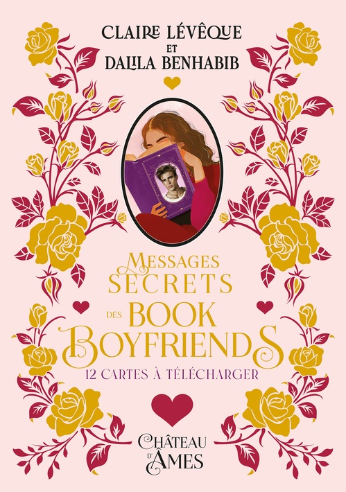 ebook cover of Messages secrets des book boyfriends, by Dalila Benhabib, Claire Lévêque