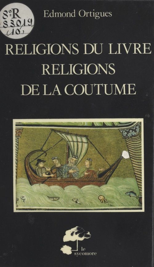 Couverture ebook de Religions du livre et religions de la coutume, de Edmond Ortigues