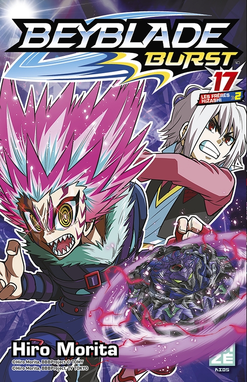 Couverture ebook de Beyblade Burst T17, de Hiro Morita