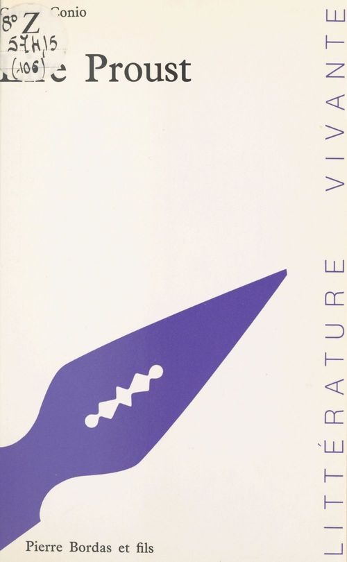 Couverture ebook de Lire Proust, de Conio