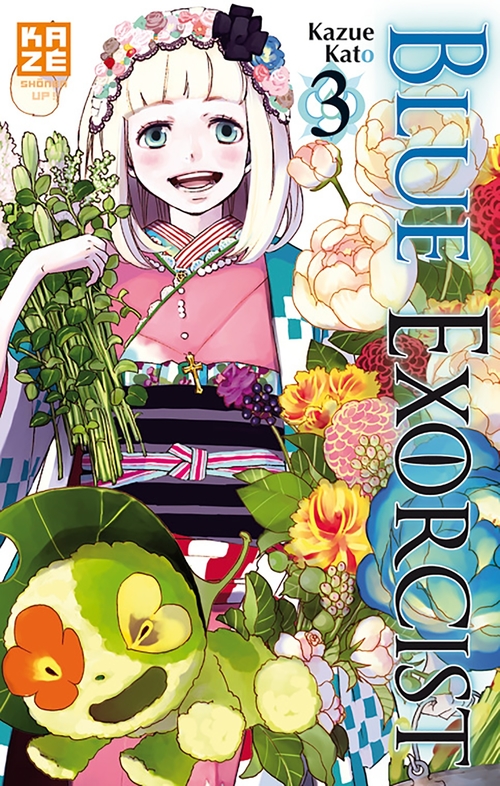 Couverture ebook de Blue Exorcist T03, de Kazue Kato