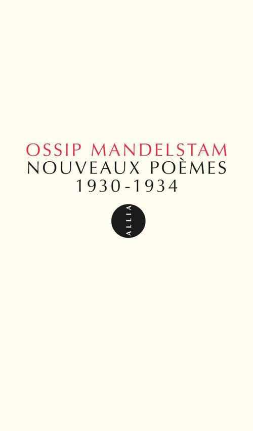 Couverture ebook de Nouveaux poèmes 1930-1934, de Ossip Mandelstam