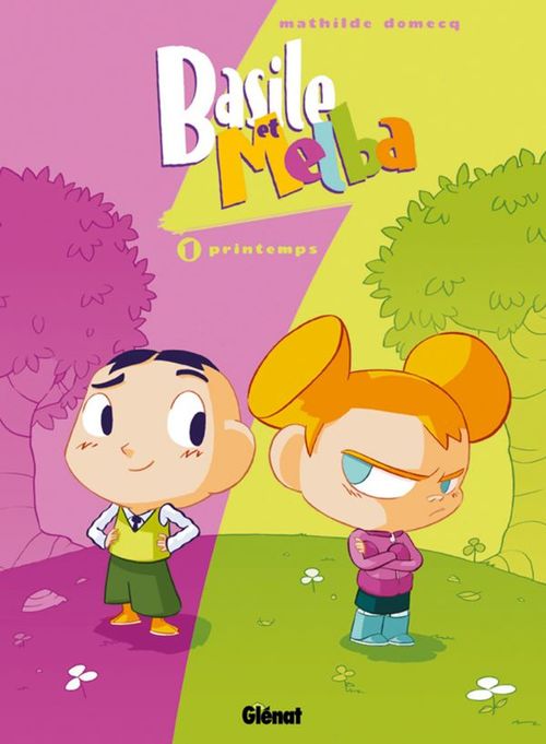 Couverture ebook de Basile et Melba - Tome 01, de Mathilde Domecq