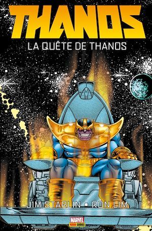 ebook cover of Thanos - La quête de Thanos, by Jim Starlin, Ron Lim