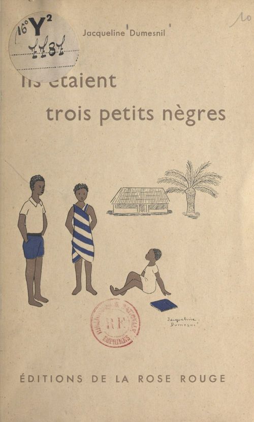 ebook cover of Ils étaient trois petits nègres, by Jacqueline Dumesnil