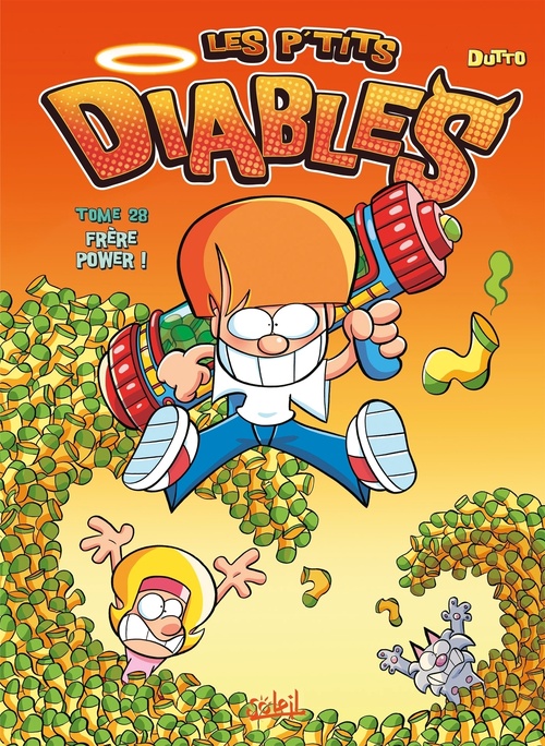 Couverture ebook de Les P'tits Diables T28 - Frère Power, de Olivier Dutto