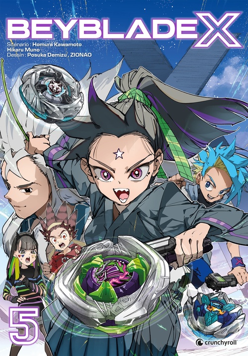 Couverture ebook de Beyblade X - T05, de Posuka Demizu