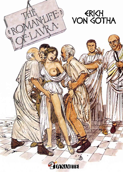 ebook cover of The Roman Life of Laura, by Erich Von gotha