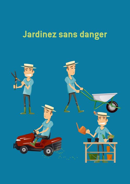 ebook cover of Jardinez sans danger, by All The Content, Noblishing