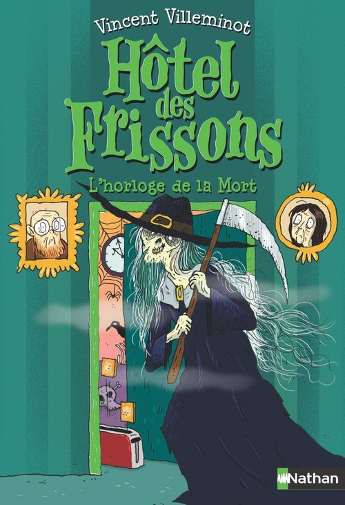 Couverture ebook de L'Hôtel des frissons - tome 9 L'horloge de la mort, de Vincent Villeminot