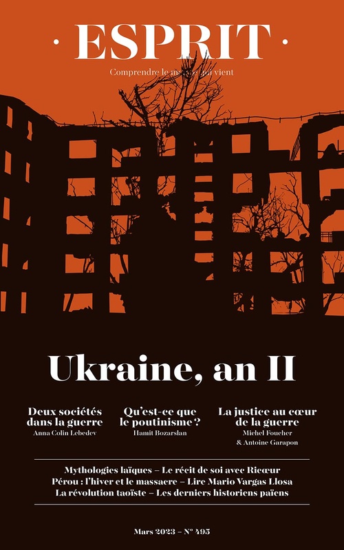 Couverture ebook de Esprit - Ukraine, an II, de Collectif