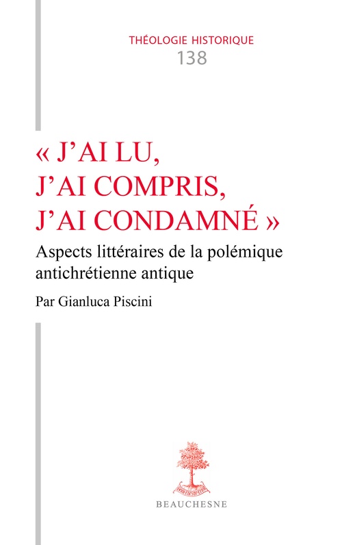 ebook cover of "J'ai lu, j'ai compris, j'ai condamné", by Gianluca Piscini
