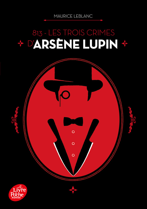 Couverture ebook de 813 - Les trois crimes d'Arsène Lupin, de Maurice Leblanc