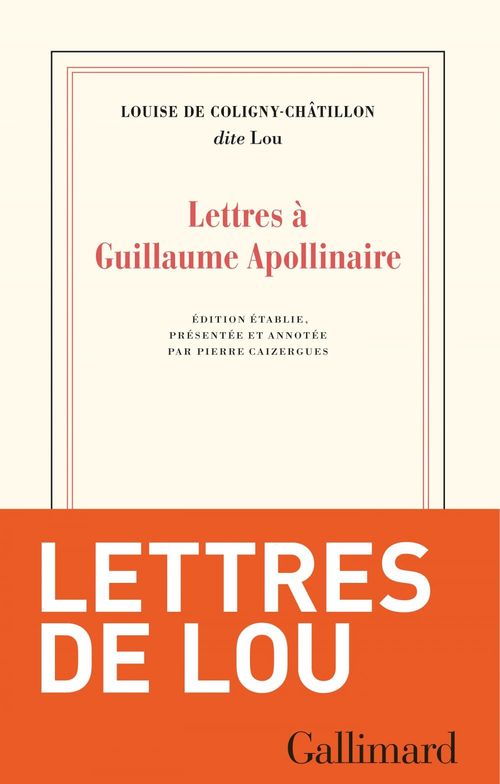 ebook cover of Lettres à Guillaume Apollinaire, by Louise de Coligny-Châtillon