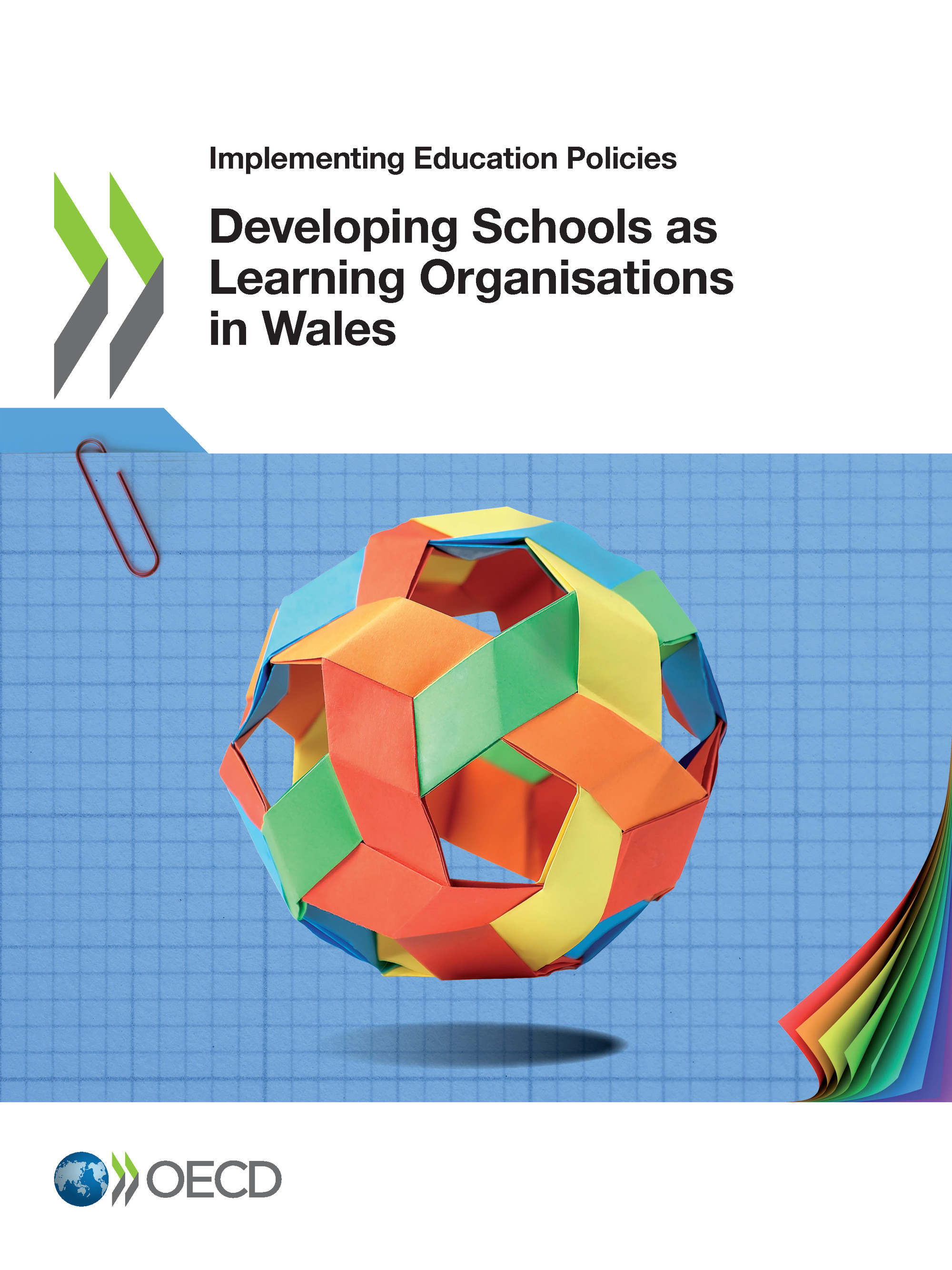 Couverture ebook de Developing Schools as Learning Organisations in Wales, de Collectif