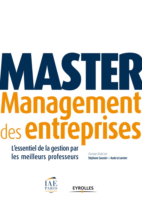 ebook cover of Master Management des entreprises, by Aude Le lannier, Stéphane Saussier