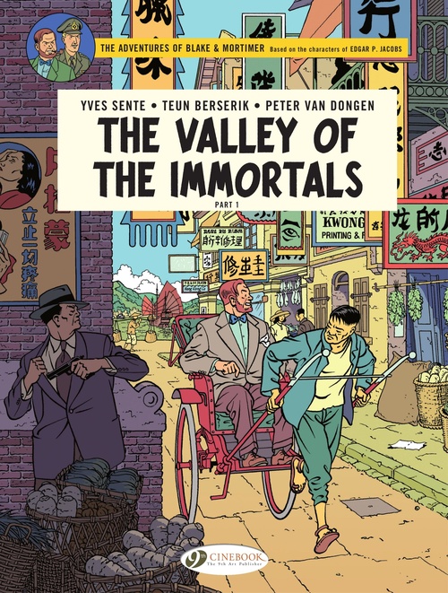 Couverture ebook de Blake & Mortimer - Volume 25 - The Valley of the Immortals, de Yves Sente, Peter Van dongen