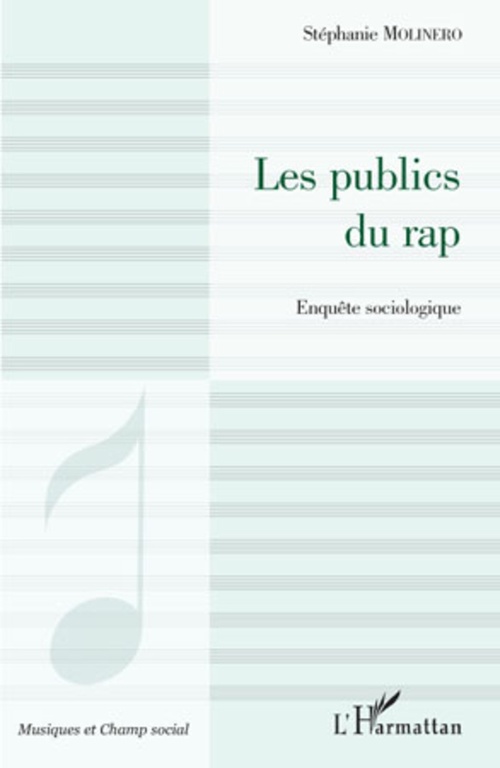 Couverture ebook de Les publics du rap, de Stéphanie Molinero