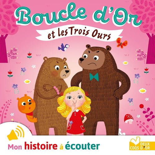 audiobook cover of Boucle d'or et les 3 ours, by Aurelie Desfour
