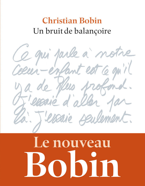 ebook cover of Un bruit de balançoire, by Christian Bobin