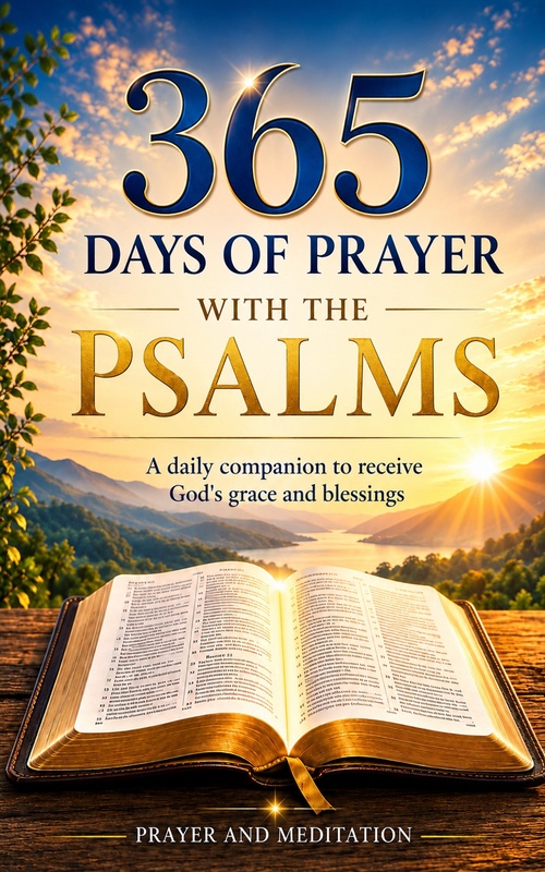 Couverture ebook de 365 Days of Prayer with the Psalms, de Prayer And Meditation