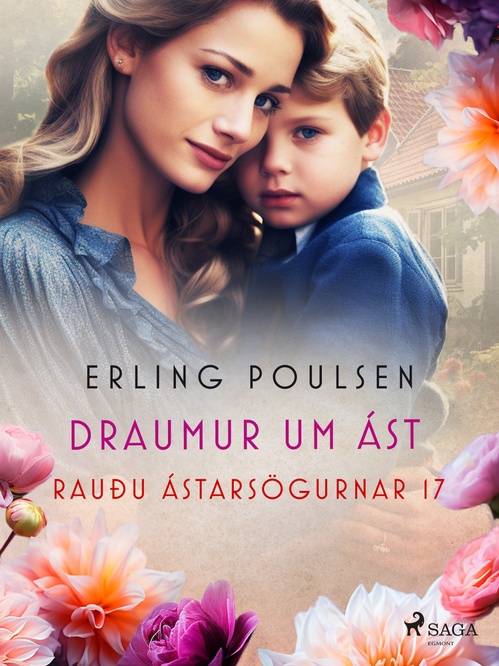 Couverture ebook de Draumur um ást (Rauðu ástarsögurnar 17), de Erling Poulsen