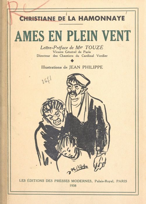Couverture ebook de Âmes en plein vent, de Christiane De La Hamonnaye