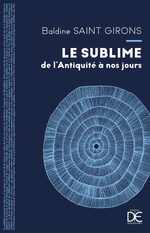 Couverture ebook de Le Sublime de l´antiquité à nos jours, de Baldine SAINT GIRONS