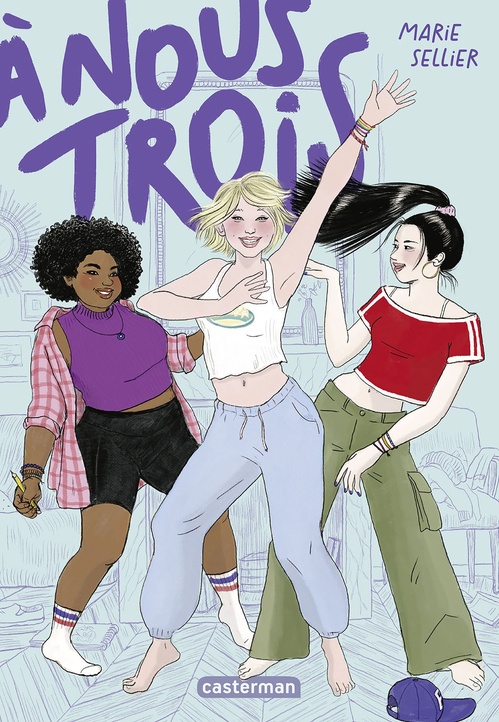 Couverture ebook de À nous trois, de Marie Sellier