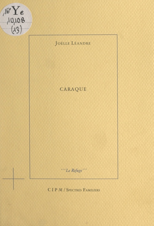 ebook cover of Caraque, by Joelle Leandre