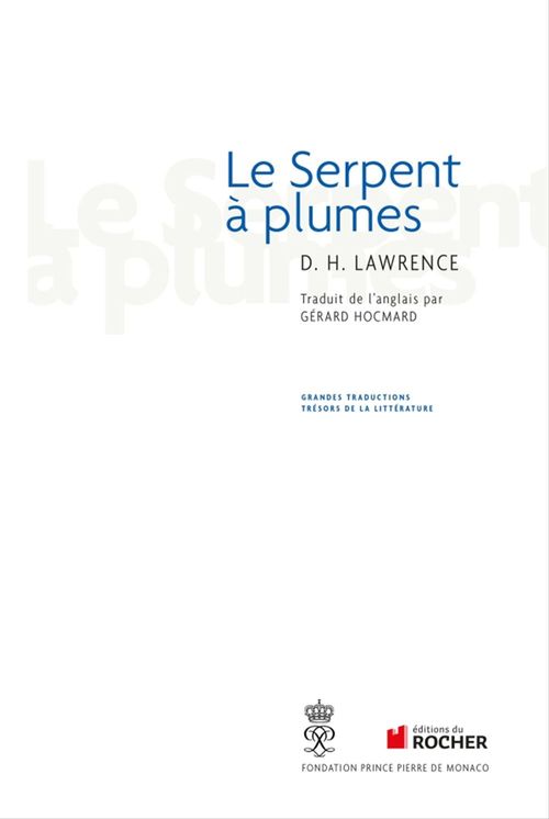 Couverture ebook de Le Serpent à plumes, de David Herbert Lawrence