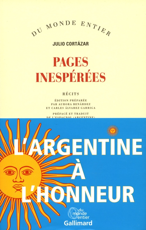 ebook cover of Pages inespérées, by Julio Cortazar