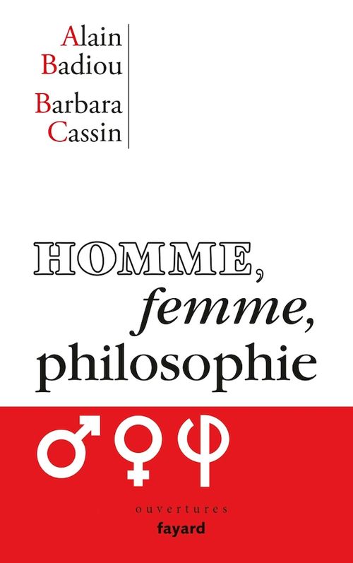 ebook cover of Homme, femme, philosophie, by Alain Badiou, Barbara Cassin