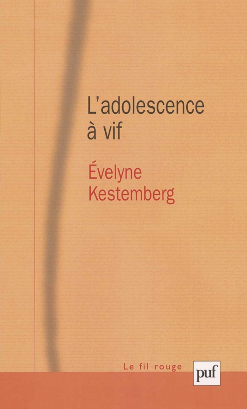 Couverture ebook de L'adolescence à vif, de Evelyne Kestemberg