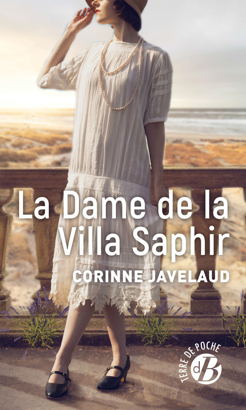 Couverture ebook de La Dame de la Villa Saphir, de Corinne Javelaud
