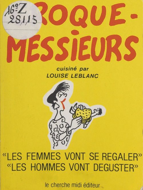 Couverture ebook de Croque-messieurs, de Louise Leblanc