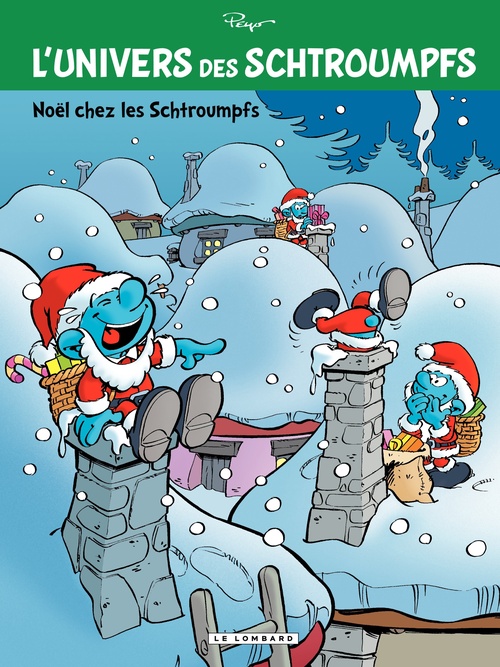 Couverture ebook de L'Univers des Schtroumpfs - tome 2 - Noël chez les Schtroumpfs, de Peyo
