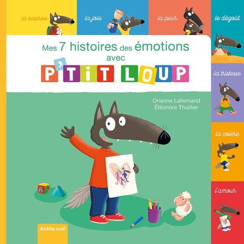 audiobook cover of Mes 7 histoires des émotions avec P'tit Loup, by Orianne Lallemand