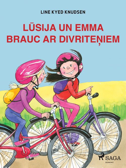 Couverture ebook de Lusija un Emma brauc ar divriteniem, de Line Kyed Knudsen
