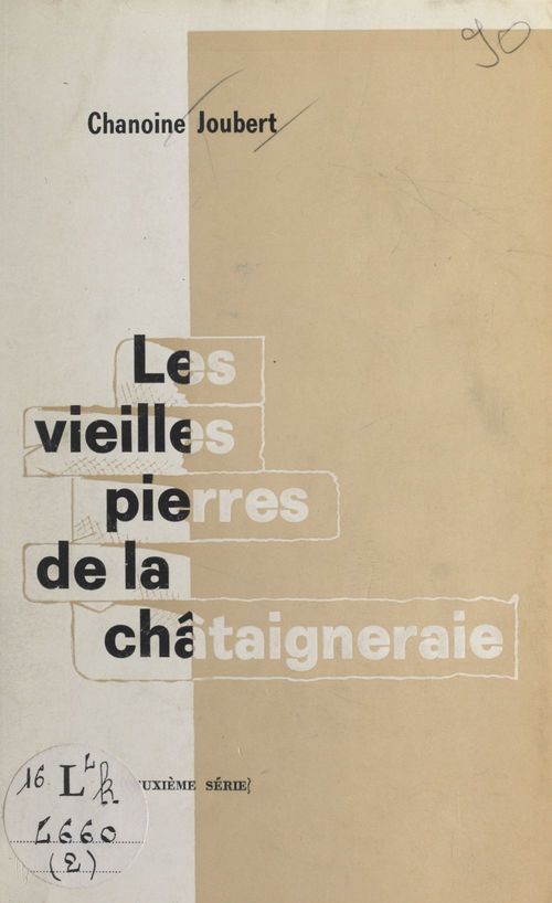 ebook cover of Les vieilles pierres de la châtaigneraie, by Edouard Joubert