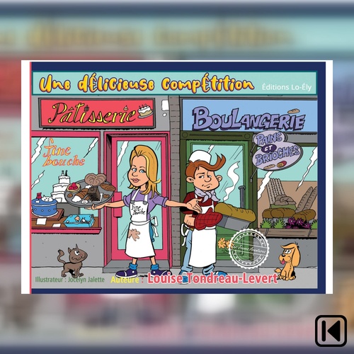 audiobook cover of Une délicieuse compétition, by Louise Tondreau-Levert