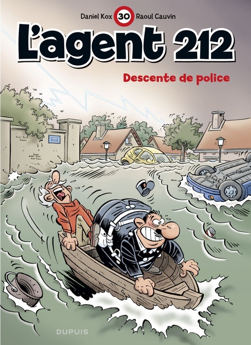 Couverture ebook de L'Agent 212 - Tome 30 - Descente de police, de Raoul Cauvin, Daniel Kox