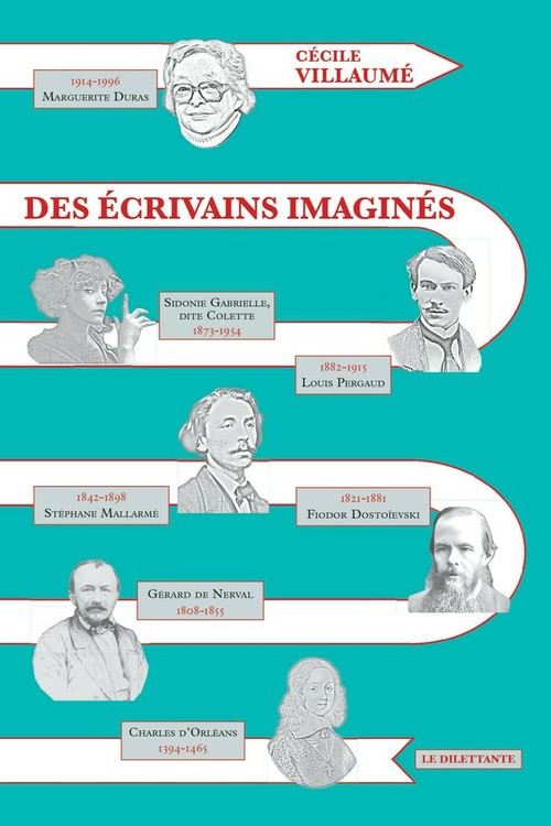 ebook cover of Des écrivains imaginés, by Cécile Villaumé